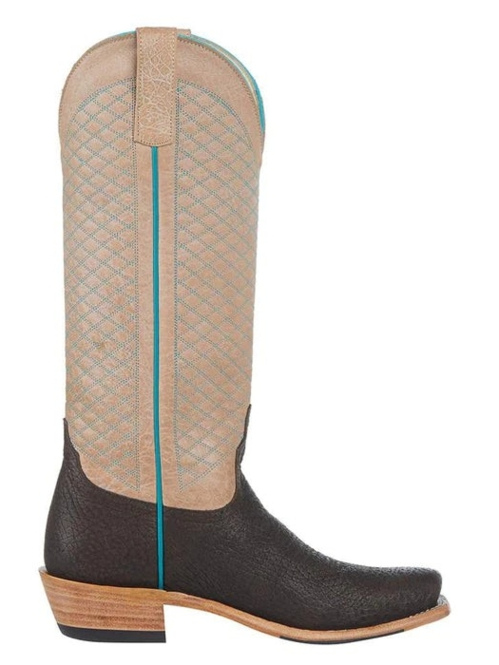 Macie Bean Women's Top Hand Grey Rodeo Shrunken Shoulder Western Boot, Size 9M